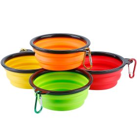 4Pcs Silicone Collapsible Travel Dog Bowls