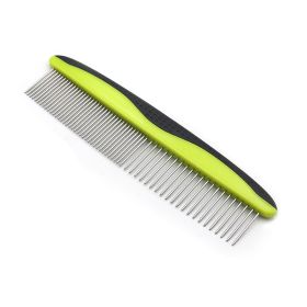 Dematting Dog Comb with Stainless Steel Teeth