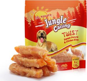 Skinless Chicken Wrapped Sweet Potato Dog Treats