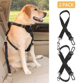 2Pcs Pet Dog Seat Belt Leash
