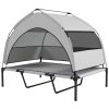 Elevated Dog Bed with Removable Canopy