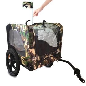 Camouflage Foldable Bicycle Trailer