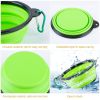 4Pcs Silicone Collapsible Travel Dog Bowls