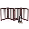 Configurable Folding 4 Panel Wooden Gate