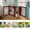 Configurable Folding 4 Panel Wooden Gate