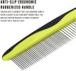 Dematting Dog Comb with Stainless Steel Teeth