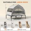 Elevated Dog Bed with Removable Canopy