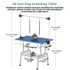 36 Inch Foldable Dog Grooming Table for Home with Adjustable Arm, Noose, Non-Slip Surface, and Storage Mesh Tray