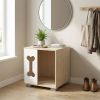Wooden Dog Bed Side Table Condo