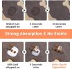Absorbent Quick Dry Pet Feeding Mat with Waterproof Rubber Backing