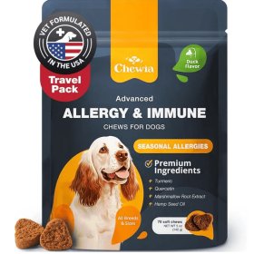 Dog Allergy Relief Chews With Salmon Oil Anti Itch (Option: 1pcs)