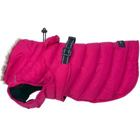 Alpine Extreme Weather Puffer Coat (Color: Pink Peacock, size: X-Small)