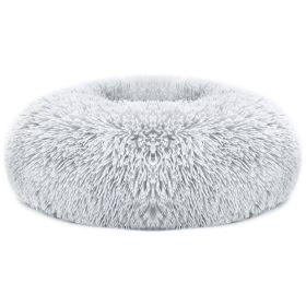 Medium Cozy Nest Bed Cushion (Color: Gray, size: M)