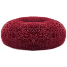 Medium Cozy Nest Bed Cushion (Color: Red, size: M)