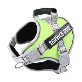 Service Dog Vest Harness (Color: Green, size: XL)