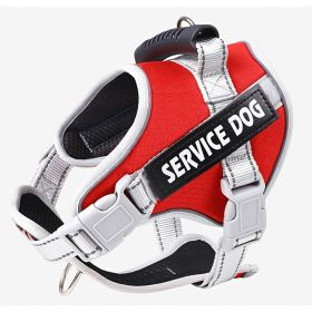 Service Dog Vest Harness (Color: Red, size: XL)