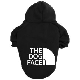The Dog Face Hoodie (Color: Black, size: L)