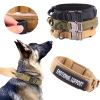 Tactical Dog Collar With Handle Military Style