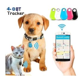 Pet Intelligent Mini Tracker Tag (Color: Rose Red, size: with battery inside)