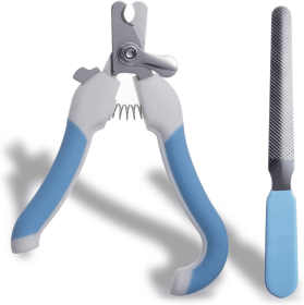 Stainless Steel Nail Clippers (Color: Large blue [card mounted])