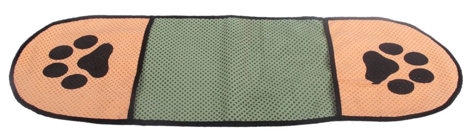 Pet Life Dry Aid Quick Drying Pet Towel (Color: Khaki / Green)