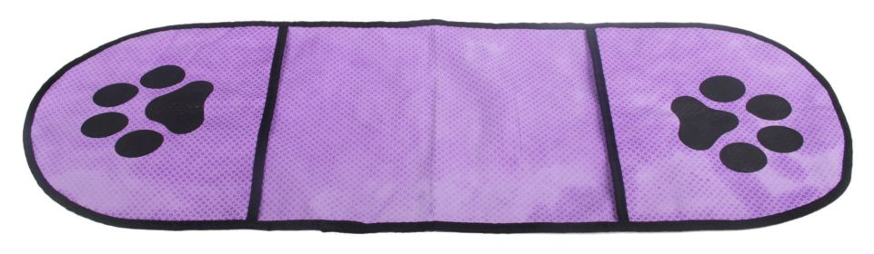 Pet Life Dry Aid Quick Drying Pet Towel (Color: Purple)