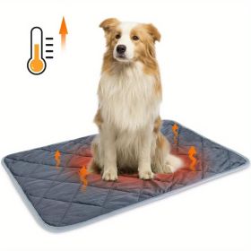 Self Heating Pet Mat (Color: Gray, size: XL)