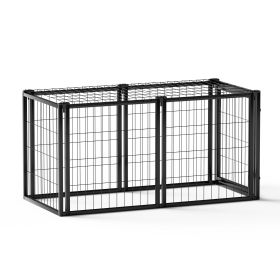 Metal Dog Crate (Color: as Pic)