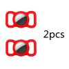 2pcs Pet Silicone Protective Case Dog Collar Loop For Apple Airtags