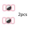 2pcs Pet Silicone Protective Case Dog Collar Loop For Apple Airtags
