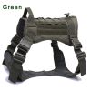 Tactical Dog Harness Training Vest And Leash