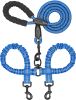Dual No Tangle Leash With 360 Swivel