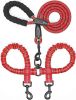 Dual No Tangle Leash With 360 Swivel