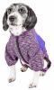 Pet Life Active 'Downward Dog' Heathered Performance 4-Way Stretch Full Body Warm Up Hoodie