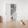 Extra Wide Adjustable Baby & Pet Gate with Auto Close Door