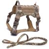 Tactical Dog Harness Training Vest And Leash