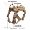 Tactical Dog Harness Training Vest And Leash
