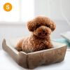 Cozy Fleece Dog Bed