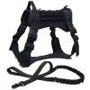 Tactical Dog Harness Training Vest And Leash