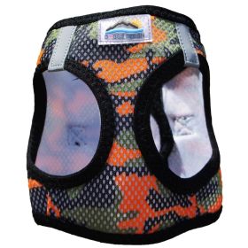 American River Choke Free Harness Camouflage Collection (Color: Orange Camo, size: 2X/3X-Large)