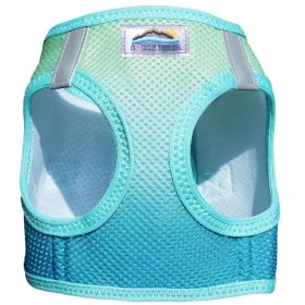 American River Choke Free Harness Ombre Collection (Color: Aruba Blue, size: large)