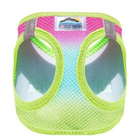 American River Choke Free Harness Ombre Collection (Color: Rainbow, size: large)