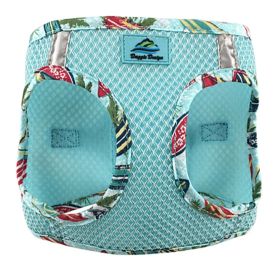 American River Choke Free Harness Hawaiian Trim (Color: Aruba Blue, size: 2X-Large)