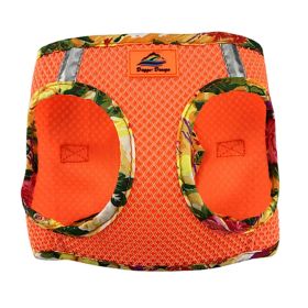 American River Choke Free Harness Hawaiian Trim (Color: Sunset Orange, size: 2/3X-Large)