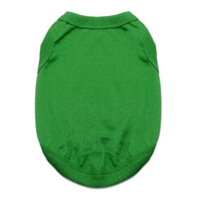 Cotton Dog Tank (Color: Emerald Green, size: X-Large)