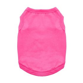 Cotton Dog Tank (Color: Raspberry Sorbet, size: 3X-Large)