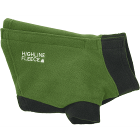 Highline Fleece Dog Coat (Color: Two Tone Green, size: Size 24)