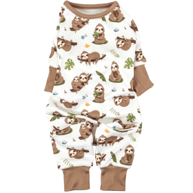 Soft Dog Pajamas (Color: Sloths, size: X-Large)