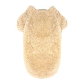 Soft Plush Pullover (Color: Cream, size: X-Large)