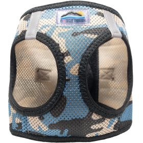 American River Choke Free Harness Camouflage Collection (Color: Blue Camo, size: medium)